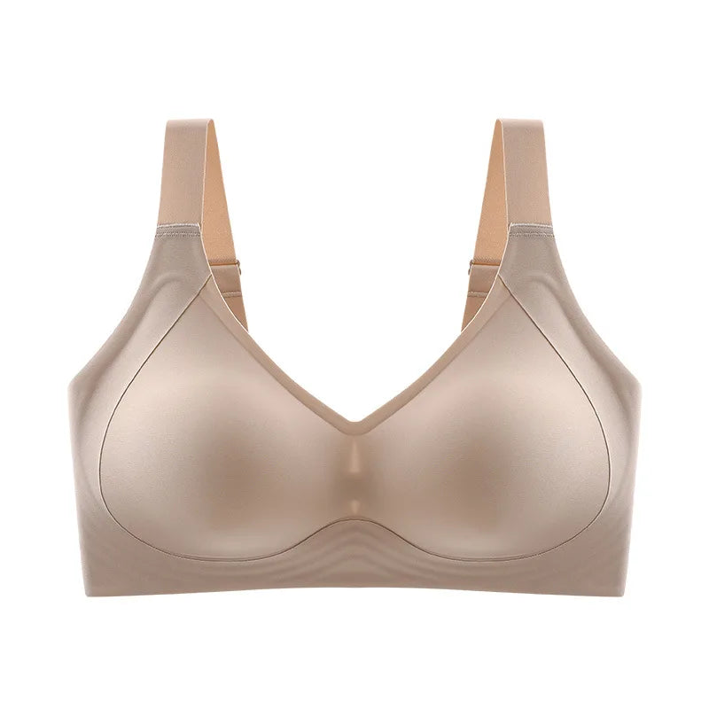 Wireless Bras for Women Seamless Full Coverage Bra No Underwire Soft Push Up Everyday Bralette