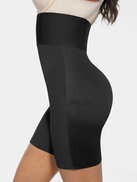 Feelingirl Wide Waistband Tummy Control Butt Lifting Shaping Shorts