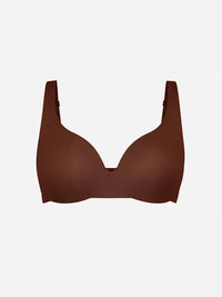 Feelingirl Underwire Adjustable Deep V-neck Bra