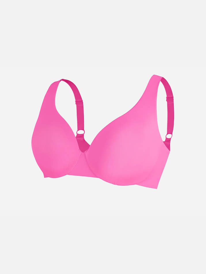 Feelingirl Underwire Adjustable Deep V-neck Bra