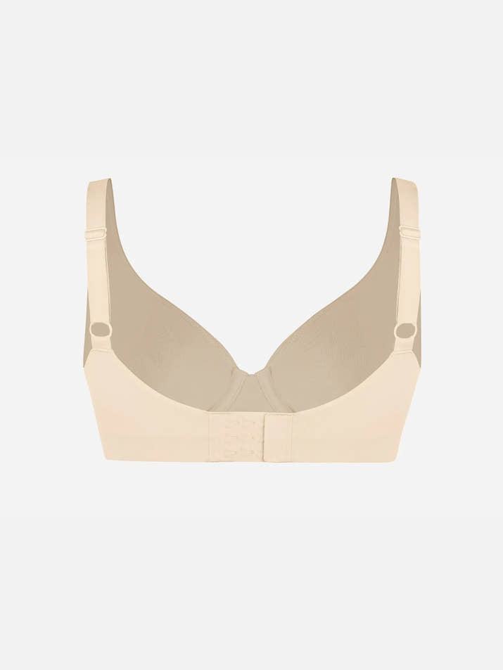 Feelingirl Underwire Adjustable Deep V-neck Bra