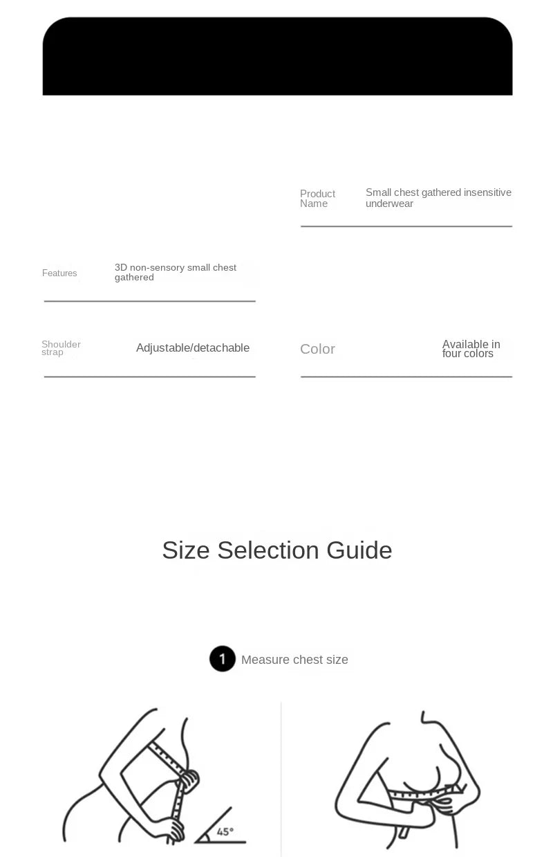 Push Up Bra For Women Sexy Bralette Wireless Soft Seamless Brassiere Comfortable Gathered Female Externally Expanded Lingerie