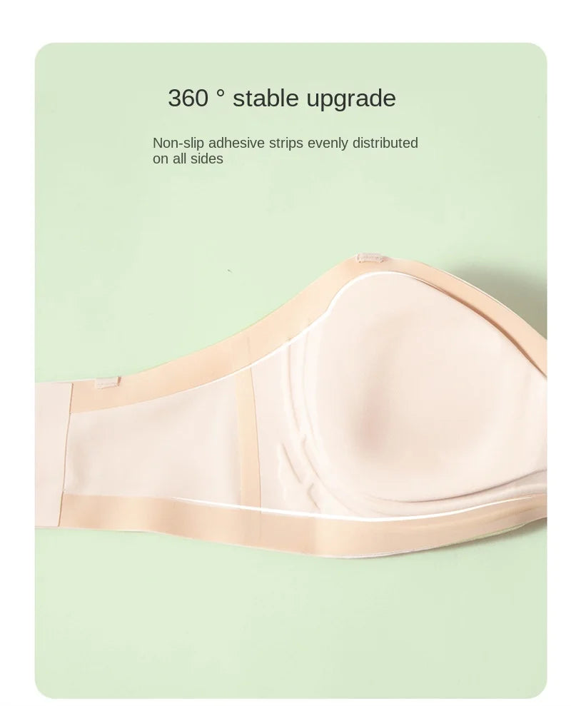 Push Up Bra For Women Sexy Bralette Wireless Soft Seamless Brassiere Comfortable Gathered Female Externally Expanded Lingerie