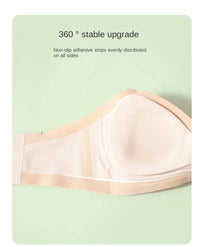 Push Up Bra For Women Sexy Bralette Wireless Soft Seamless Brassiere Comfortable Gathered Female Externally Expanded Lingerie