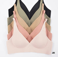 Sexy Seamless Bra Wire Free Brassiere Adjustable Wireless Bras Women Underwear Female Push Up Padded Bralette Lingerie Intimates