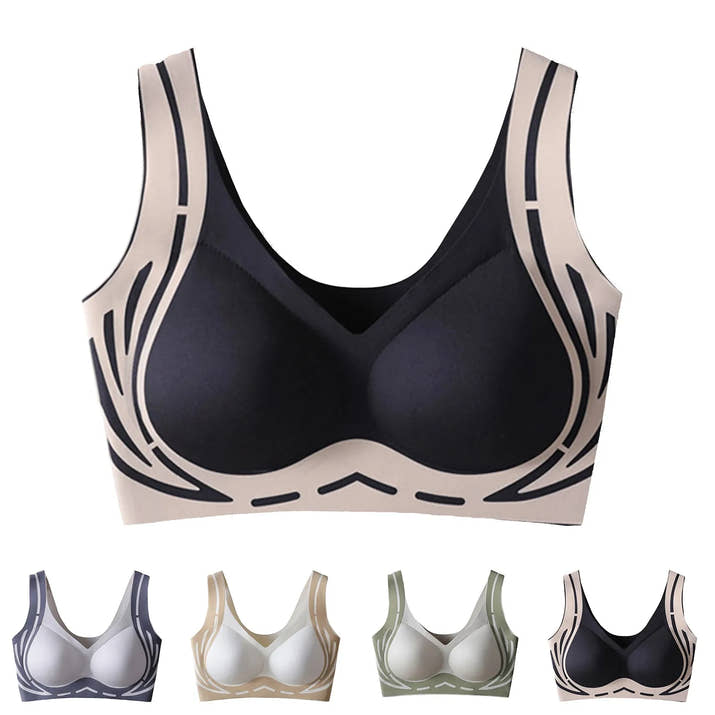 2025 New Summer Women Comfort Anti-Sagging Bra Wireless Underwear Bras Push Up Seamless Lingerie For Sport Daily Wear Bra Female