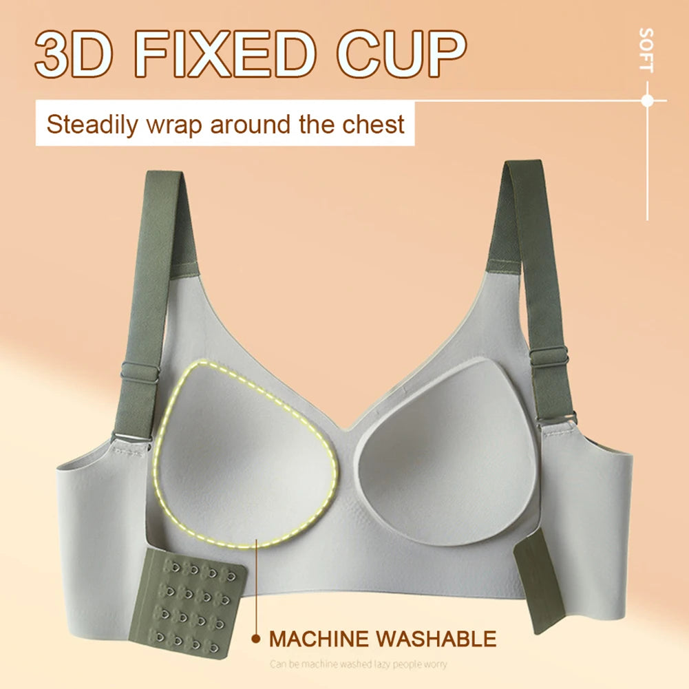 2024 New Summer Women Comfort Anti-Sagging Bra Wireless Underwear Bras Push Up Seamless Lingerie for Sport Daily Wear Bra Female