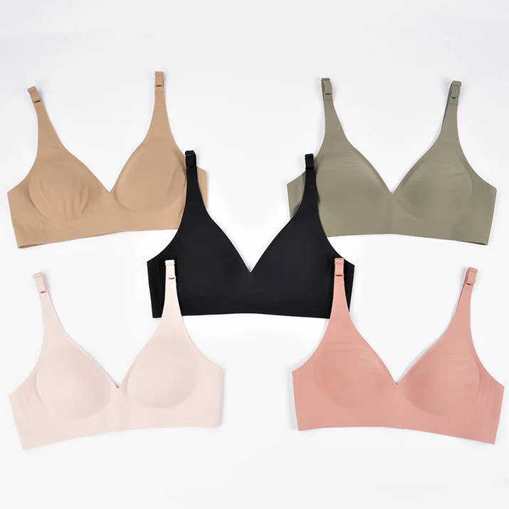 Sexy Seamless Bra Wire Free Brassiere Adjustable Wireless Bras Women Underwear Female Push Up Padded Bralette Lingerie Intimates