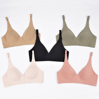 Sexy Seamless Bra Wire Free Brassiere Adjustable Wireless Bras Women Underwear Female Push Up Padded Bralette Lingerie Intimates