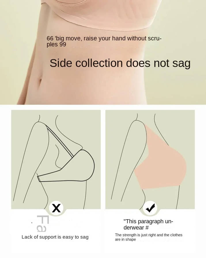 MOYISU Is A Hot Seller of The Same Mini Bra with Small Breasts, Big Back, Small Beauty Cup, Anti-sagging and Slimming Bra