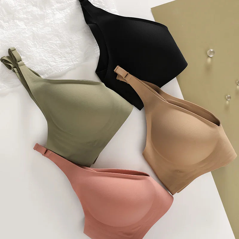 Sexy Seamless Bra Wire Free Brassiere Adjustable Wireless Bras Women Underwear Female Push Up Padded Bralette Lingerie Intimates