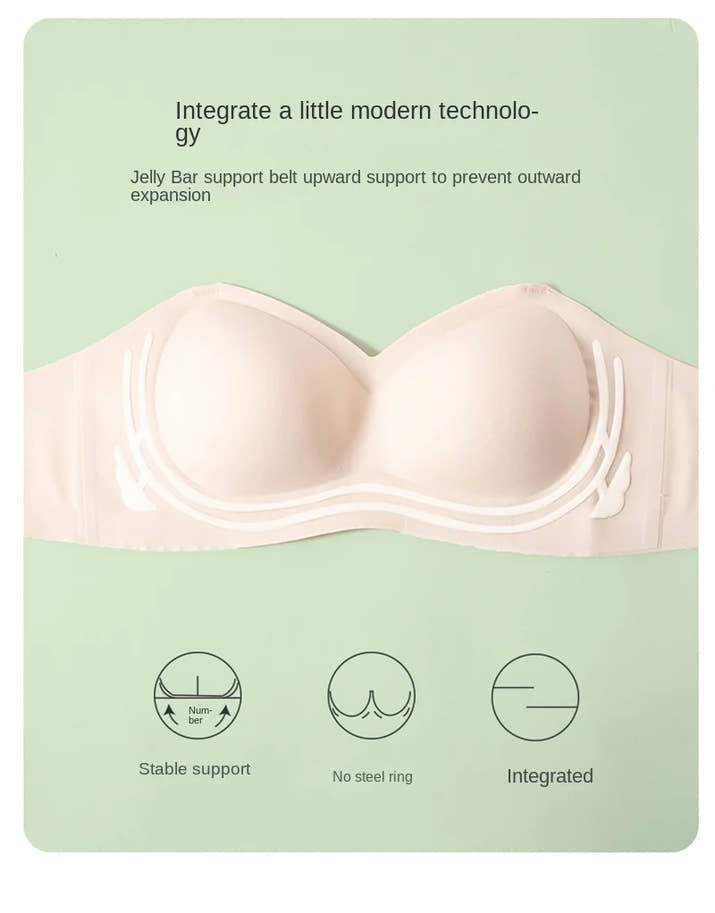 Push Up Bra For Women Sexy Bralette Wireless Soft Seamless Brassiere Comfortable Gathered Female Externally Expanded Lingerie