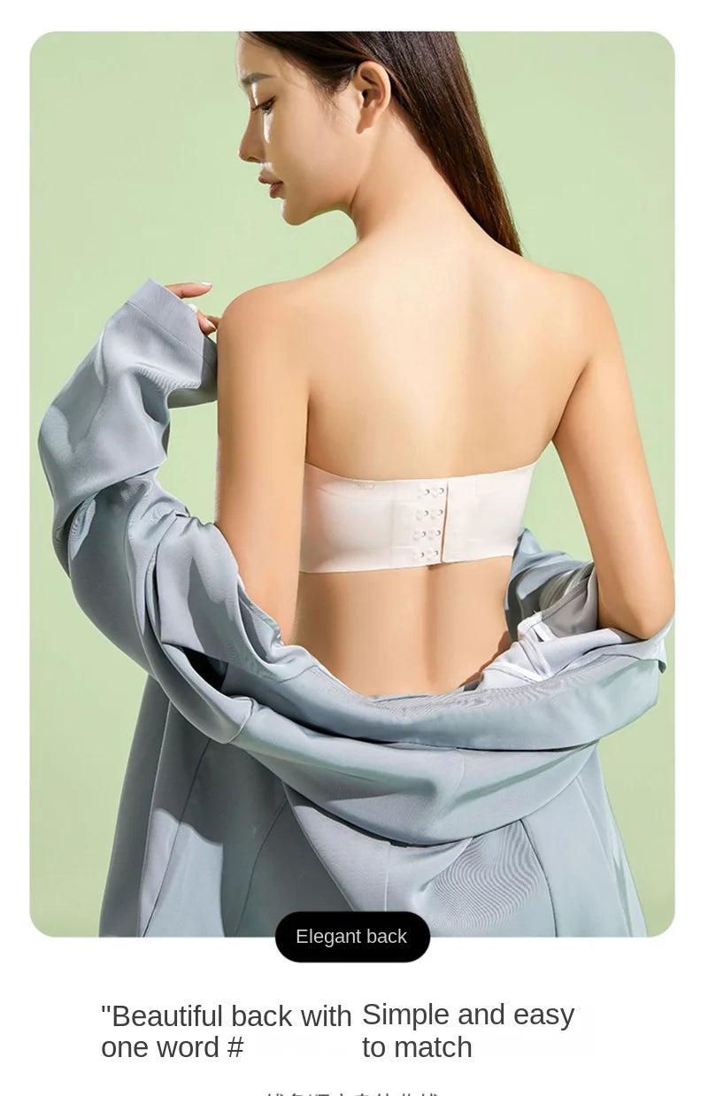 Push Up Bra For Women Sexy Bralette Wireless Soft Seamless Brassiere Comfortable Gathered Female Externally Expanded Lingerie