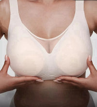 Women Plus Size Push up Bra Wireless Supportive Comfort Shaping Bra No Wire Lift Bras for Large Breasted Full Coverage Bralettes