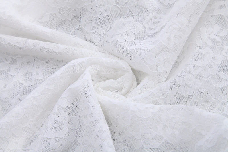 V-Neck Lace Thong Bodysuit Hollow Women Sexy Suspender Top Tummy Control Crotchless Body Shaper Shapewear Removable Chest Pad