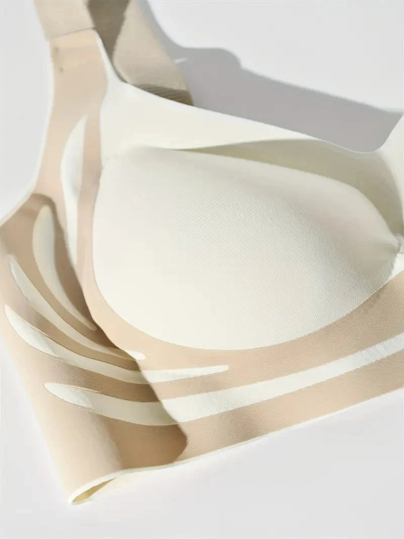 Women's Gather Wireless Bra Push-up Women Gathered Up Soft Support Adjustable Underwear Anti-sagging Seamless Lift-up Bra M-2XL