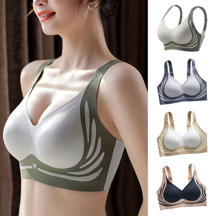 2024 New Summer Women Comfort Anti-Sagging Bra Wireless Underwear Bras Push Up Seamless Lingerie for Sport Daily Wear Bra Female