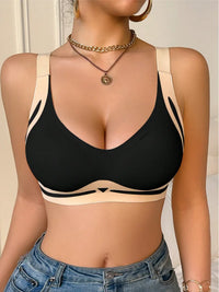 Women's Gather Wireless Bra Push-up Women Gathered Up Soft Support Adjustable Underwear Anti-sagging Seamless Lift-up Bra M-2XL