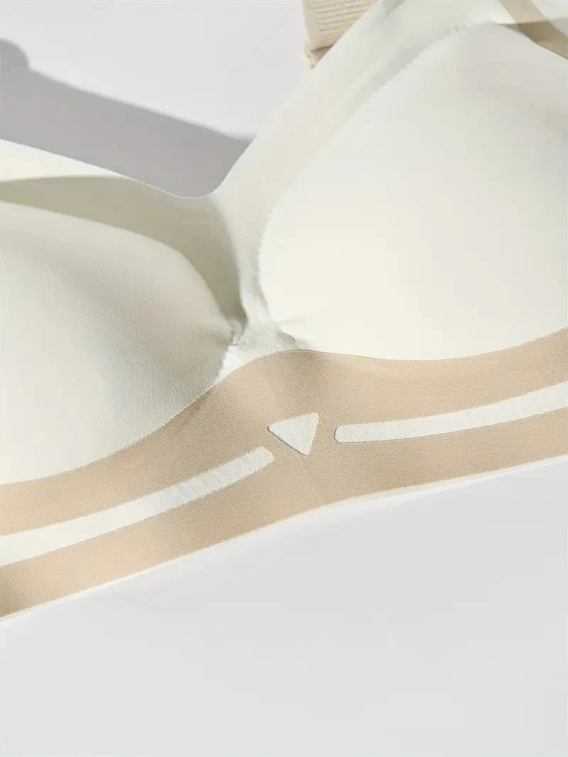 Women's Gather Wireless Bra Push-up Women Gathered Up Soft Support Adjustable Underwear Anti-sagging Seamless Lift-up Bra M-2XL