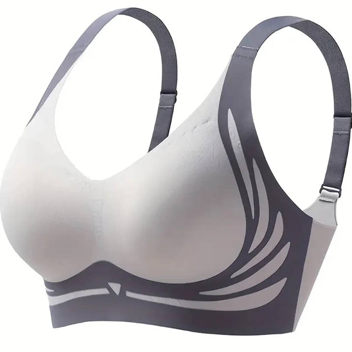 Women's Gather Wireless Bra Push-up Women Gathered Up Soft Support Adjustable Underwear Anti-sagging Seamless Lift-up Bra M-2XL