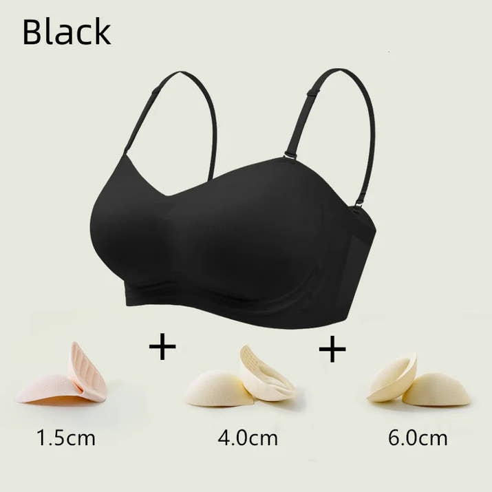 Push Up Bra For Women Sexy Bralette Wireless Soft Seamless Brassiere Comfortable Gathered Female Externally Expanded Lingerie