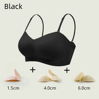 Push Up Bra For Women Sexy Bralette Wireless Soft Seamless Brassiere Comfortable Gathered Female Externally Expanded Lingerie