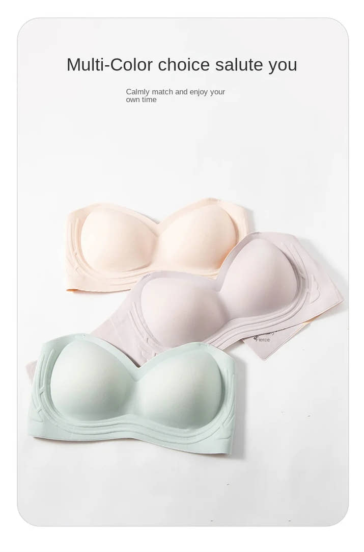 Push Up Bra For Women Sexy Bralette Wireless Soft Seamless Brassiere Comfortable Gathered Female Externally Expanded Lingerie